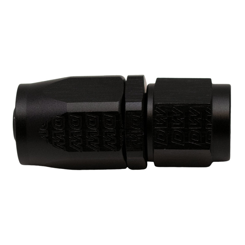 DeatschWerks 6AN Female Swivel Strait Hose End CPE - Anodized Matte Black-thumbmail-1