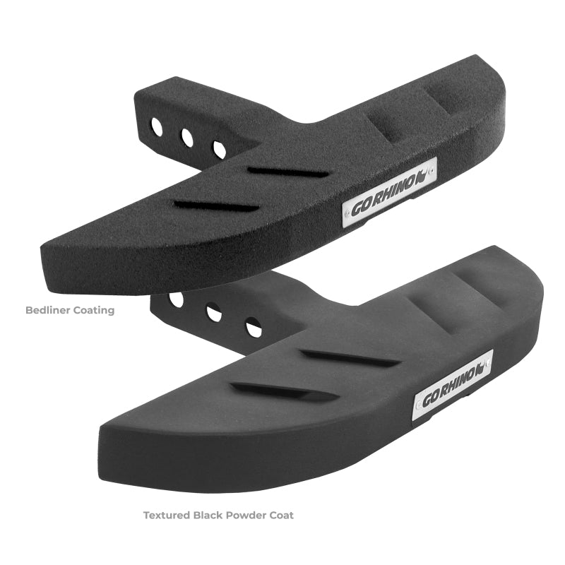 Go Rhino RB10 Slim Hitch Step - 18in. Long / Universal (Fits 2in. Receivers) - Bedliner Coating-thumbmail-2
