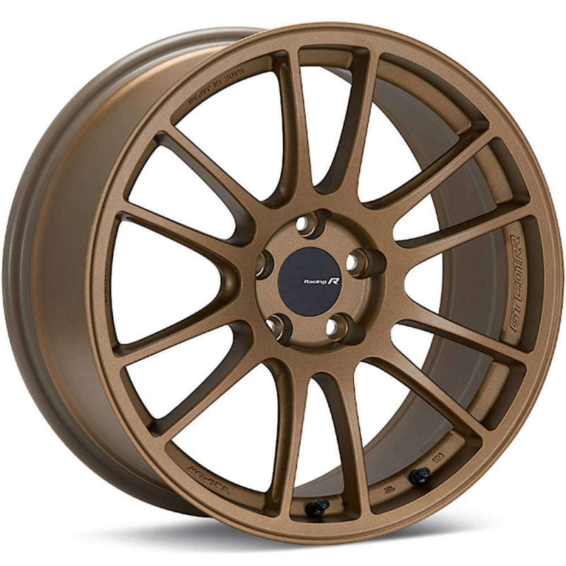 Enkei GTC01RR 18x9.5 5x114.3 35mm Offset Titanium Gold Wheel *Will not fit STI* *Special Order*-thumbmail-1