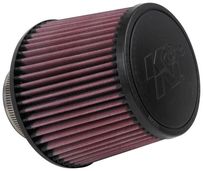 K&N Filter Universal Rubber Filter 3in Flange ID 6in Base OD 5.125in Top OD 5in Height-thumbmail-4