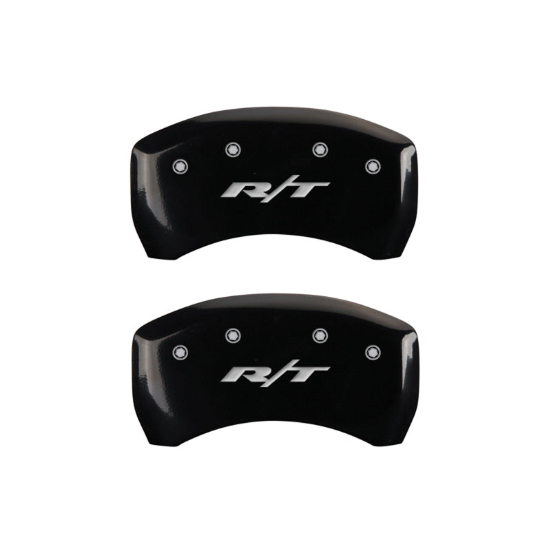 MGP 4 Caliper Covers Engraved Front & Rear RT1-Truck Black finish silver ch-thumbmail-5