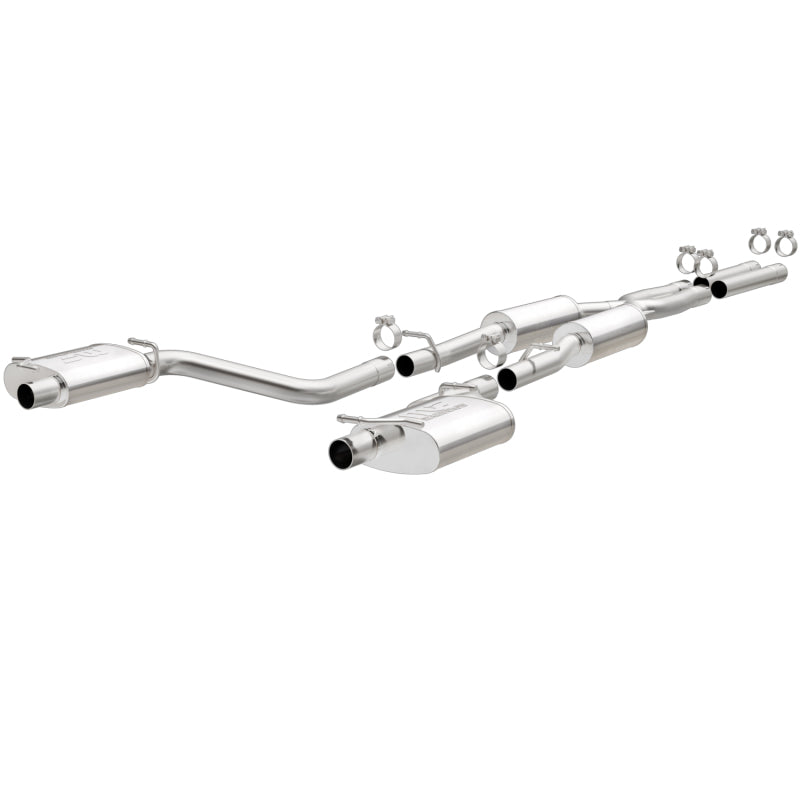 MagnaFlow Cat-Back SS 2.5in Dual Split Rear Exit (OEM Tips) 15-16 Dodge/Chrysler Charger/300 5.7L V8-thumbmail-2