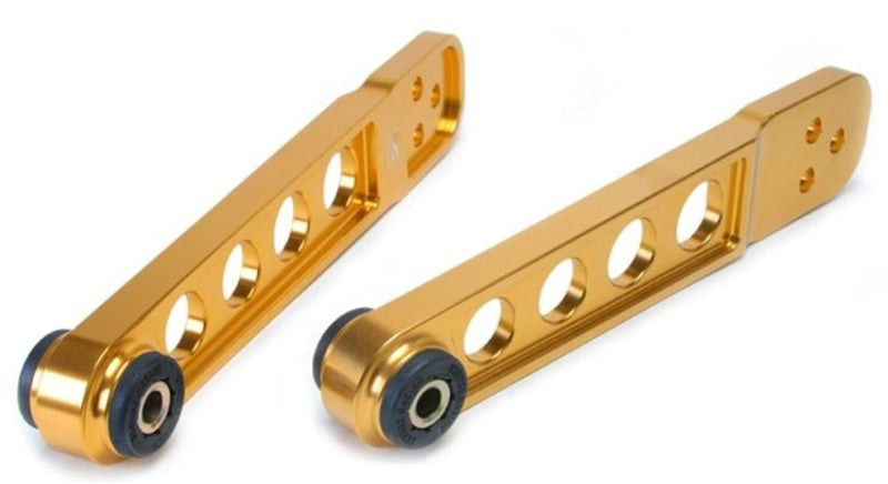 Skunk2 02-06 Honda Element/02-06 Acura RSX Gold Anodized Rear Lower Control Arm (Incl. Socket Tool)-thumbmail-2
