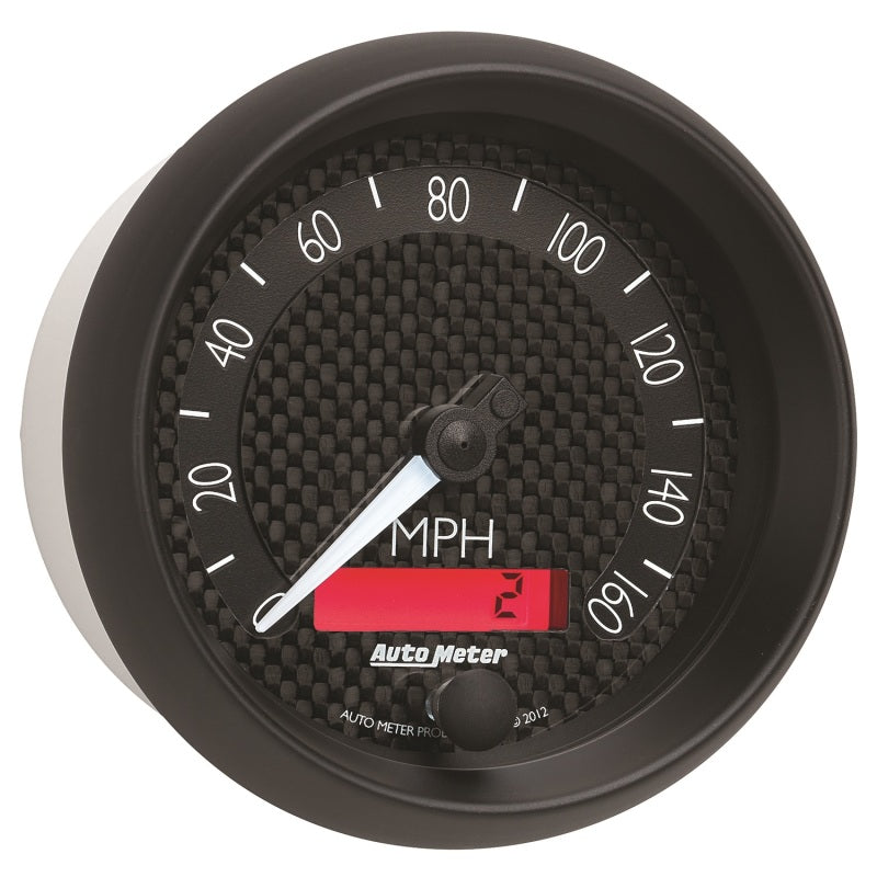 Autometer GT Series 3-3/8in In Dash 0-160 MPH Electronic Programmable Speedometer-thumbmail-4