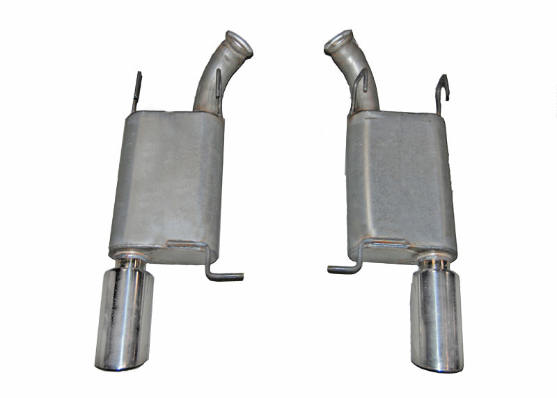 Gibson 2014 Ford Mustang Base 3.7L 2.5in Axle-Back Dual Exhaust - Stainless-thumbmail-1