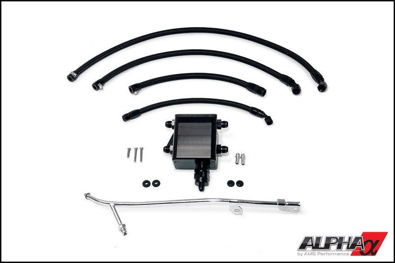 AMS Performance 2009+ Nissan GT-R R35 Alpha Air Oil Separator-thumbmail-2