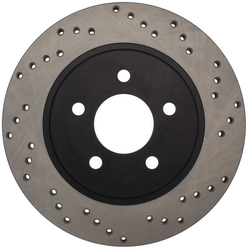 StopTech 05-10 Ford Mustang V6/4.0L / GT V8/4.6L Cross Drilled Right Rear Rotor-thumbmail-12