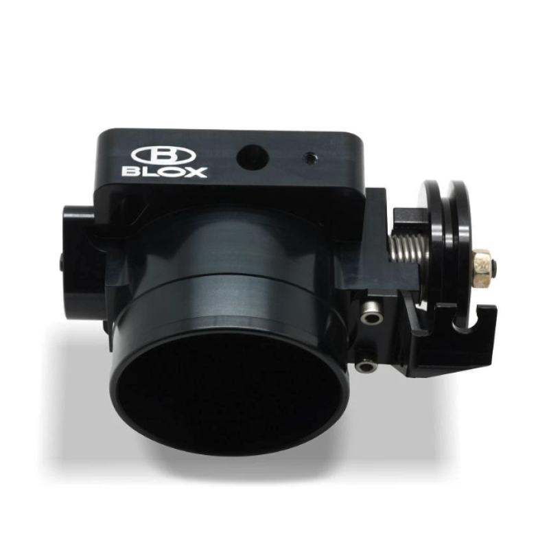 BLOX Racing 70mm Billet Throttle Body - Anodized Black-thumbmail-2