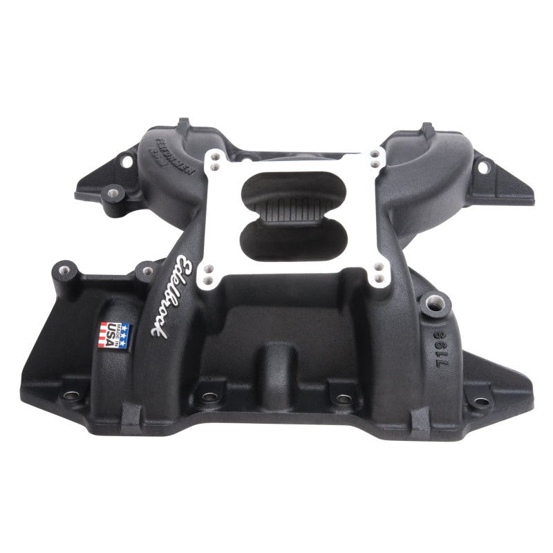 Edelbrock Performer RPM 440 Manifold Black Powdercoated-thumbmail-2