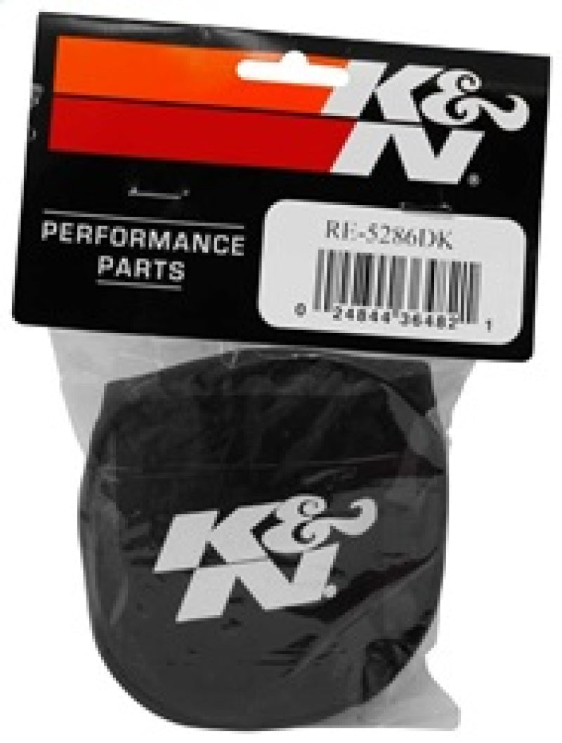 K&N Black Drycharger Rectangle Straight Air Filter Wrap - Black-thumbmail-8