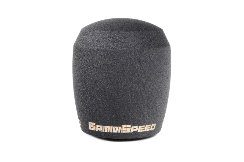 GrimmSpeed Stubby Shift Knob Stainless Steel Black - M12x1.25-thumbmail-4