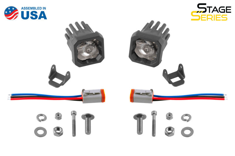 Diode Dynamics Stage Series C1 LED Pod Pro - White Flood Standard ABL (Pair)-thumbmail-6