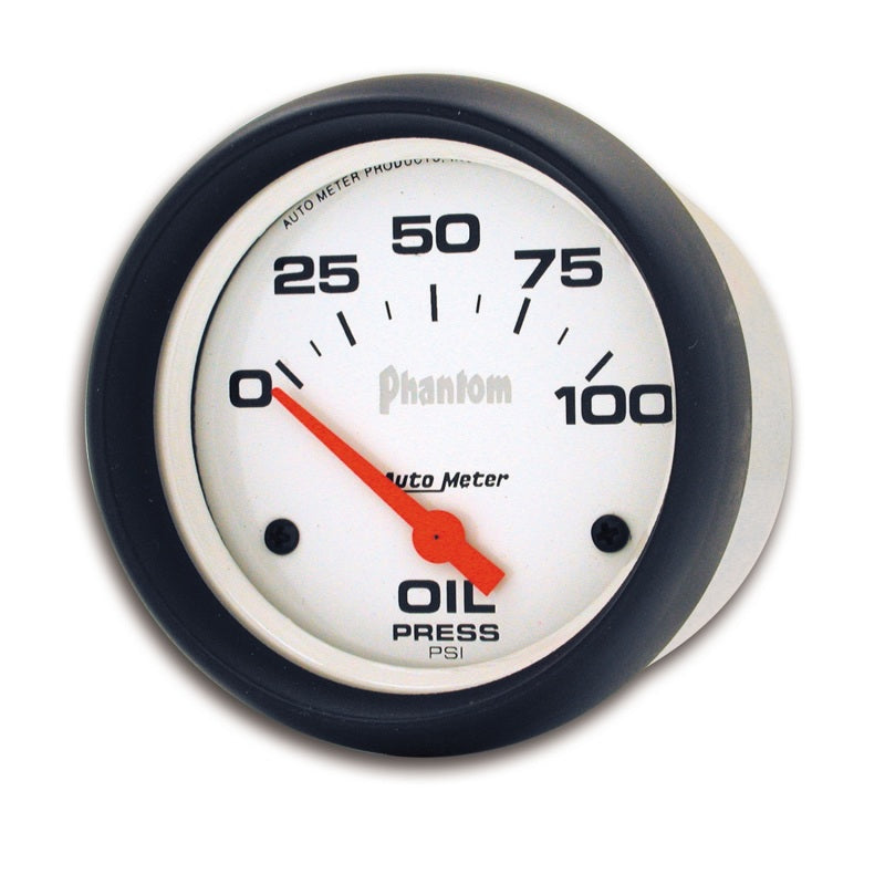 Autometer Phantom 66.7mm 0-100 PSI SSE Oil Pressure Gauge-thumbmail-2
