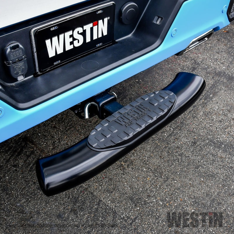 Westin PRO TRAXX 5 Hitch Step 27in Step 2in Receiver - Black-thumbmail-2