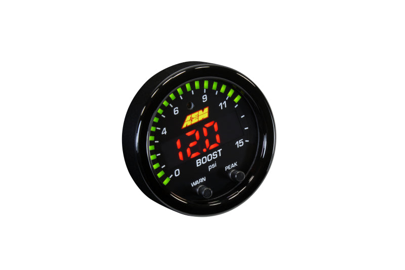 AEM X-Series Pressure 0-15psi Gauge Kit-thumbmail-6