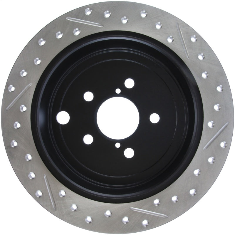 StopTech 08-10 Impreza WRX (Exc STi)/08-10 Impreza Coupe/Sedan Slotted & Drilled Right Rear Rotor-thumbmail-9