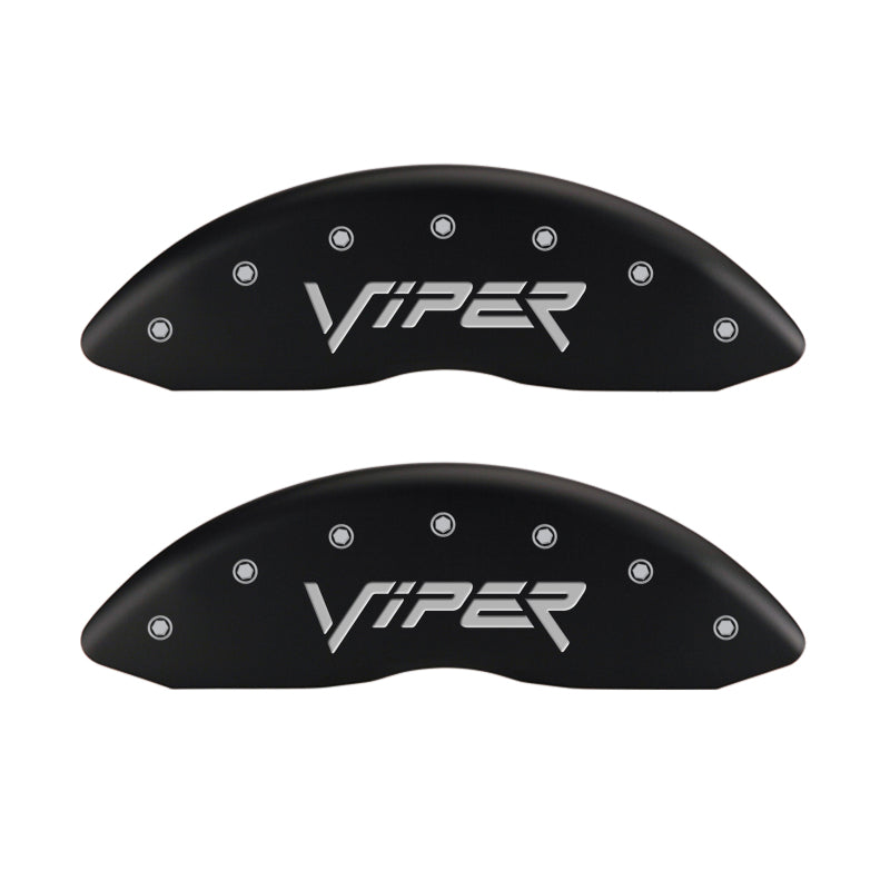 MGP 4 Caliper Covers Engraved Front & Rear Gen 2/Viper Red finish silver ch-thumbmail-4