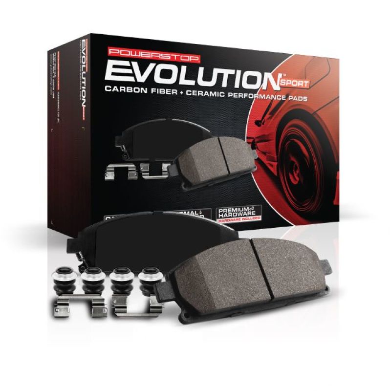 Power Stop 17-18 Audi A6 Front Z23 Evolution Sport Brake Pads w/Hardware-thumbmail-2