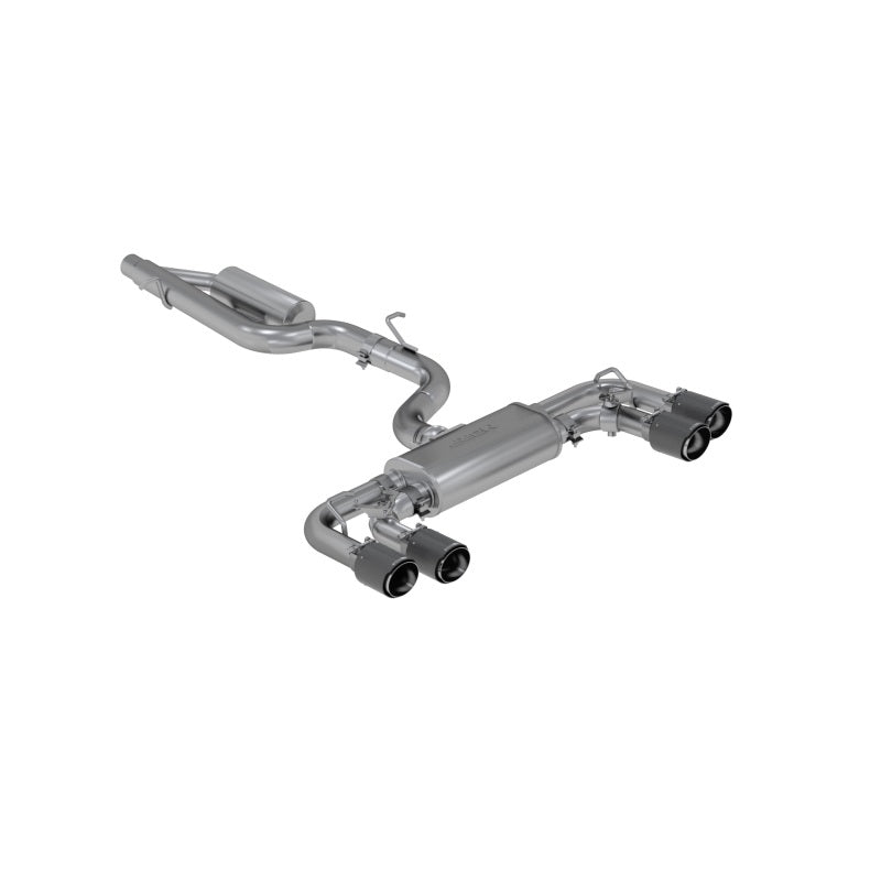 MBRP 15-19 VW Golf R 3 in Cat Back w/ 4 in OD Quad Carbon Fiber Tips - T304-thumbmail-2