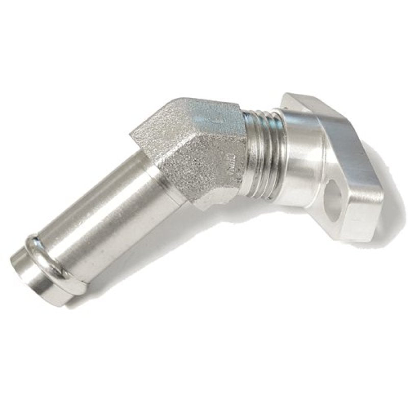 ATP Oil Drain/Return Flange GT/GTX GT25-GTX35 Special Combination 45 Degree Tight Elbow 5/8in Barb-thumbmail-1
