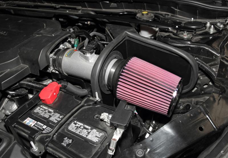 K&N 13-14 Honda Accord 3.5L V6 69 Series Typhoon Air Intake System - Silver Cold Air Intake Kit-thumbmail-5