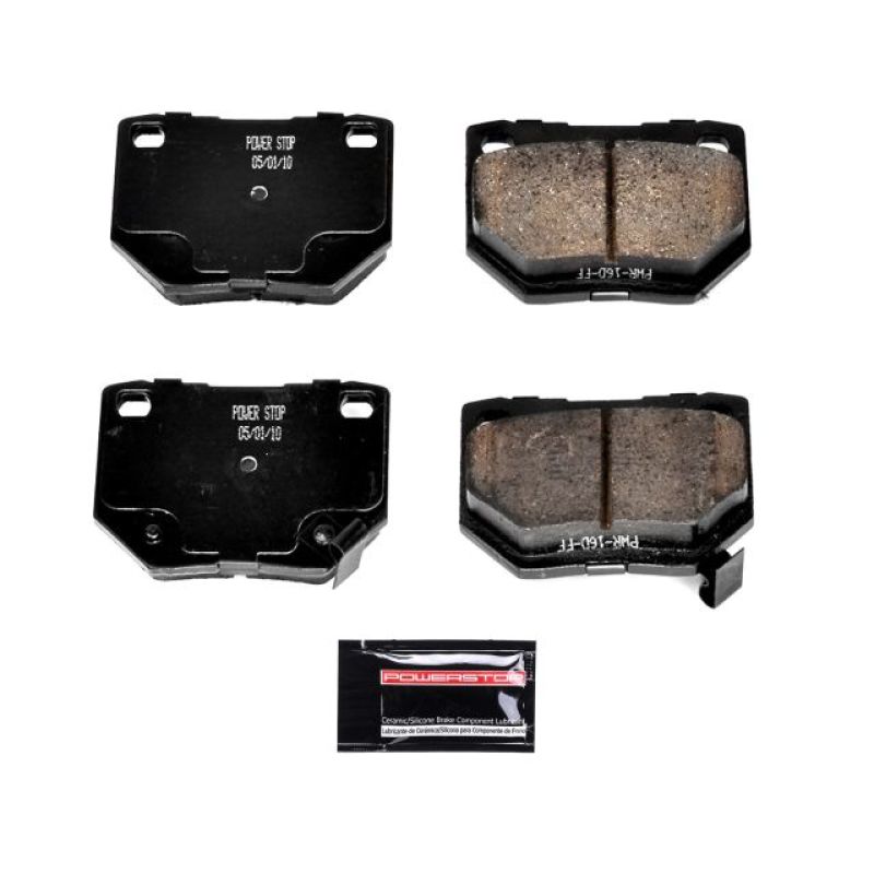 Power Stop 90-96 Nissan 300ZX Rear Z23 Evolution Sport Brake Pads w/Hardware-thumbmail-1