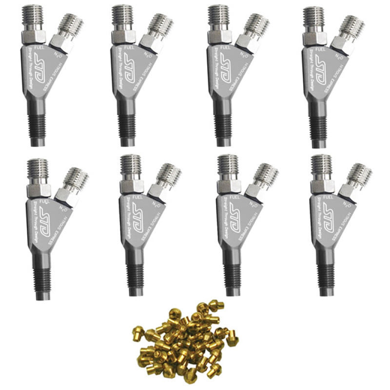 Nitrous Express STD Nozzles 8 Cyl (Incl All HP Settings)-thumbmail-2