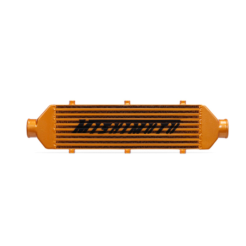 Mishimoto Universal Gold Z Line Intercooler  Overall Size: 28x8x3 Core Size: 21x6x2.5 Inlet / Outlet-thumbmail-10