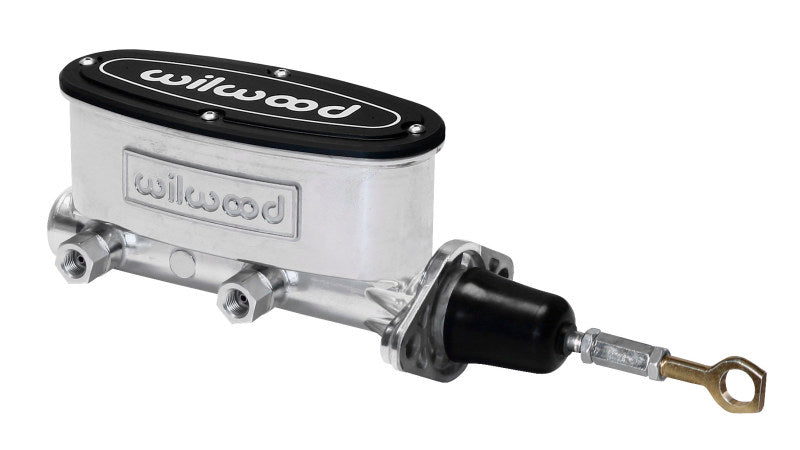 Wilwood High Volume Tandem M/C - 7/8in Bore Ball Burnished-W/Pushrod - Early Mustang-thumbmail-1