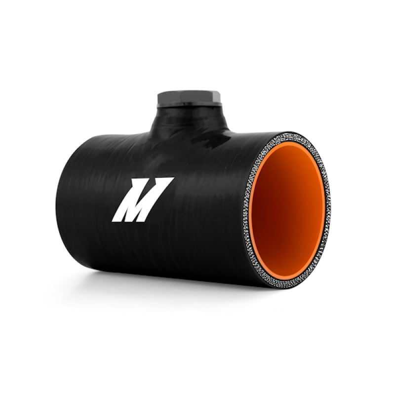 Mishimoto 2.5in Black Silicone Coupler w/ 1/8in NPT Bung-thumbmail-3