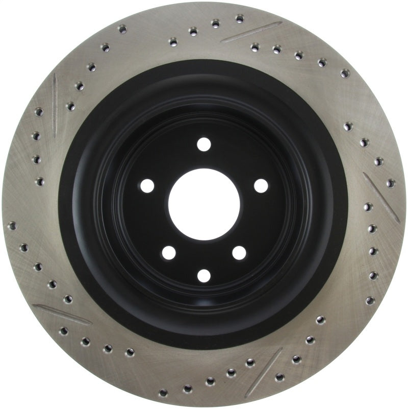 StopTech Infiniti G37 / Nissan 370Z SportStop Slotted & Drilled Rear Left Rotor-thumbmail-10