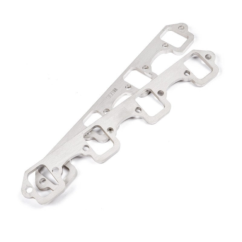 Stainless Works SBF Rectangular Shaped Port Header 304SS Exhaust Flanges 1-7/8in Primaries (2in BP)-thumbmail-2