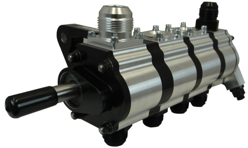 Moroso 4 Stage Dry Sump Oil Pump w/Fuel Pump Drive - Tri-Lobe - Left Side - 1.200 Pressure-thumbmail-1