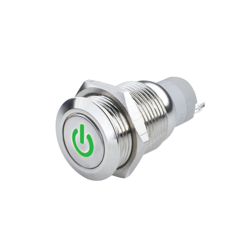 Oracle Pre-Wired Power Symbol On/Off Flush Mount LED Switch - Green-thumbmail-7