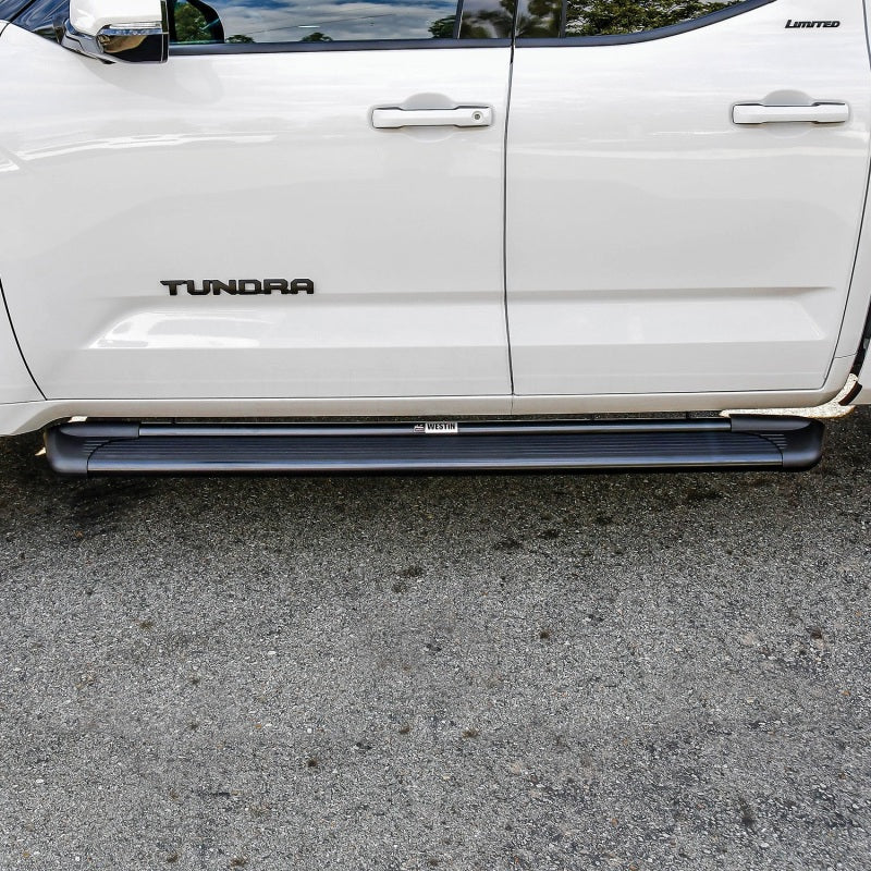 Westin Sure-Grip Aluminum Running Boards 79 in - Black-thumbmail-13
