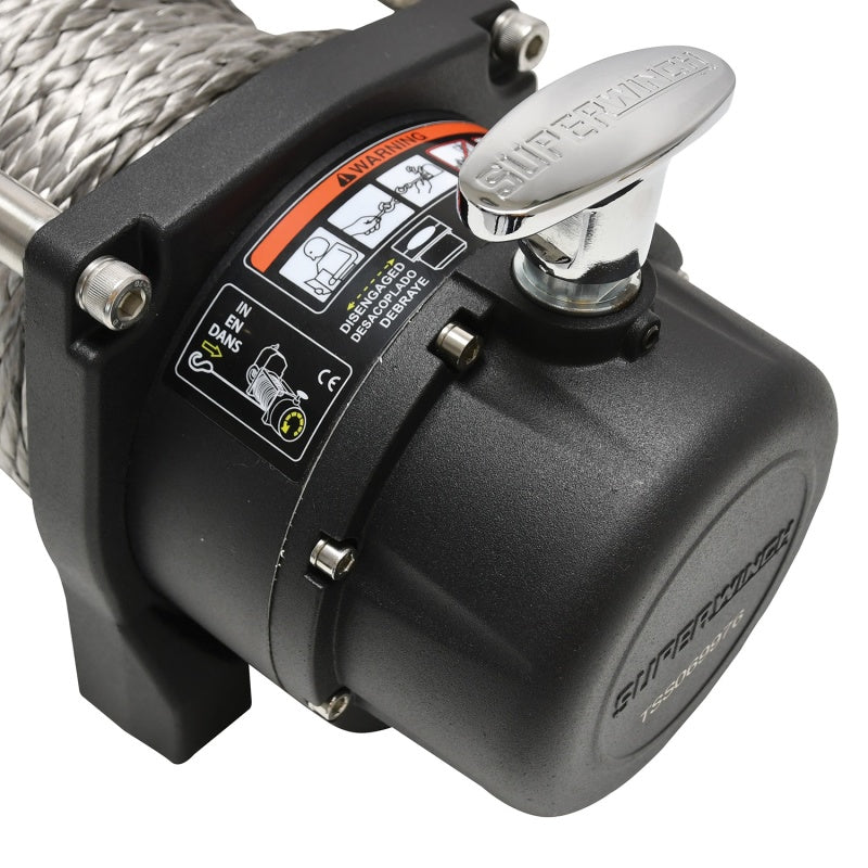 Superwinch 9500 LBS 12V DC 3/8in x 80ft Synthetic Rope Tiger Shark 9500 Winch-thumbmail-8