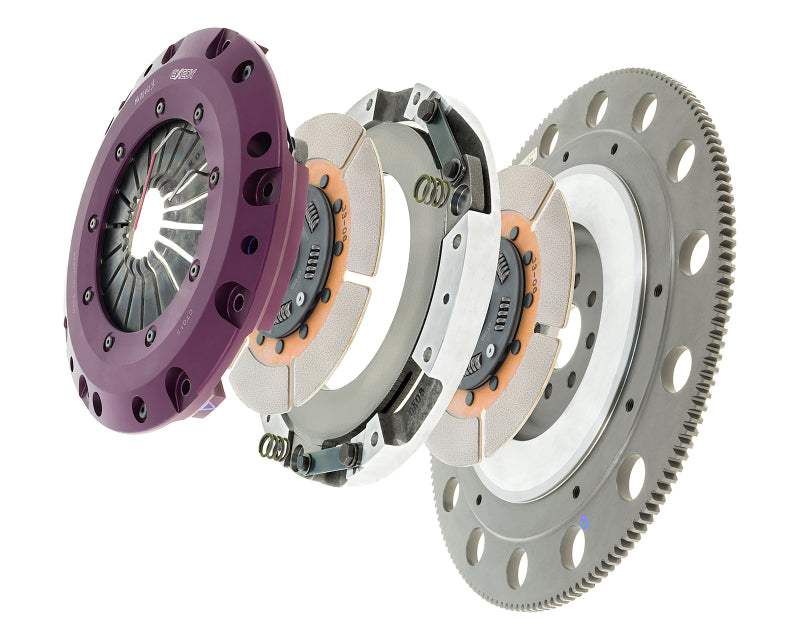 Exedy 1996-2016 Ford Mustang V8 Hyper Twin Cerametallic Clutch Sprung Center Disc Push Type 8-Bolt-thumbmail-4