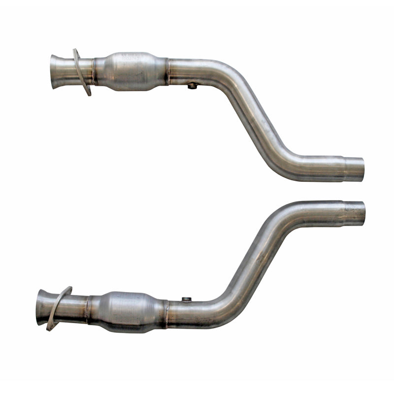 BBK 05-15 Dodge Challenger Charger Short Mid X Pipe w Catalytic Converters 2-3/4 For LT Headers-thumbmail-3