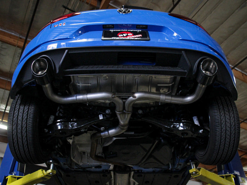 aFe 18-20 VW GTI (MK7.5) 2.0L MACH Force-Xp 3in to 2.5in 304 SS Axle-Back Exhaust System- Pol. Tips-thumbmail-3