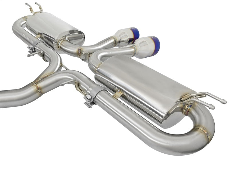 aFe Takeda 3in 304 SS Cat-Back Exhaust System w/ Blue Tips 2017 Honda Civic Si I4 1.5L (t)-thumbmail-11