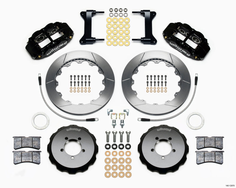 Wilwood Narrow Superlite 6R Front Hat Kit 12.88in 2012-Up Toyota / Scion FRS w/ Lines-thumbmail-1