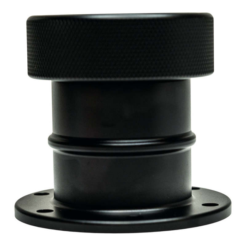 DeatschWerks Straight Filler Neck w/Cap - Matte Black-thumbmail-2