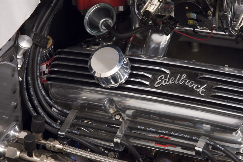 Edelbrock Billet Aluminum Breather w/ Black Powder Coat Finish-thumbmail-9