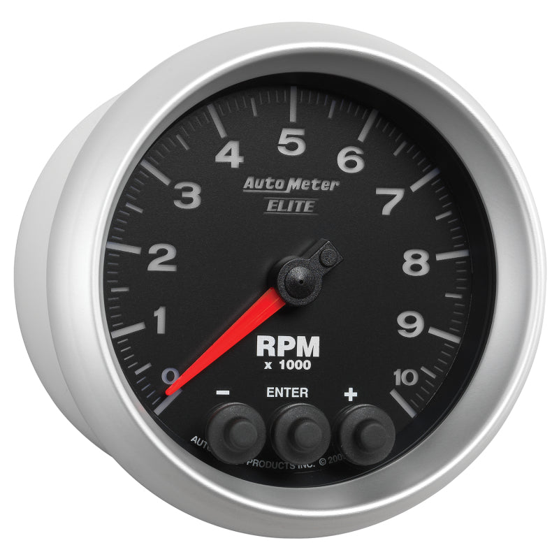 Autometer Street Progressive Shift Light 85.7mm Tachometer 0-10,000 RPM-thumbmail-5