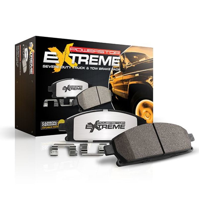 Power Stop 20-21 Toyota Highlander Rear Z36 Truck & Tow Brake Pads w/Hardware-thumbmail-1