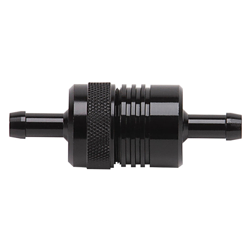 Russell Performance Black Street Fuel Filter (3in Length 1-1/8in diameter 5/16in inlet/outlet)-thumbmail-2