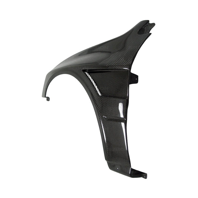 Seibon 03-07 Mitsubishi Evo 8 & IX 10mm Wider Carbon Fiber Fenders-thumbmail-3