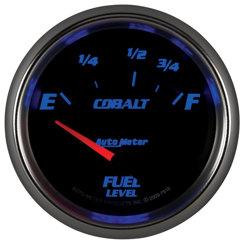 AutoMeter Gauge Fuel Level 2-5/8in. 73 Ohm(e) to 10 Ohm(f) Elec Cobalt-thumbmail-5