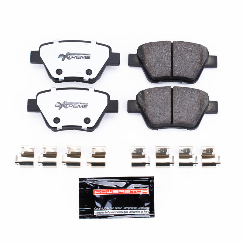 Power Stop 10-13 Audi A3 Rear Z26 Extreme Street Brake Pads w/Hardware-thumbmail-2