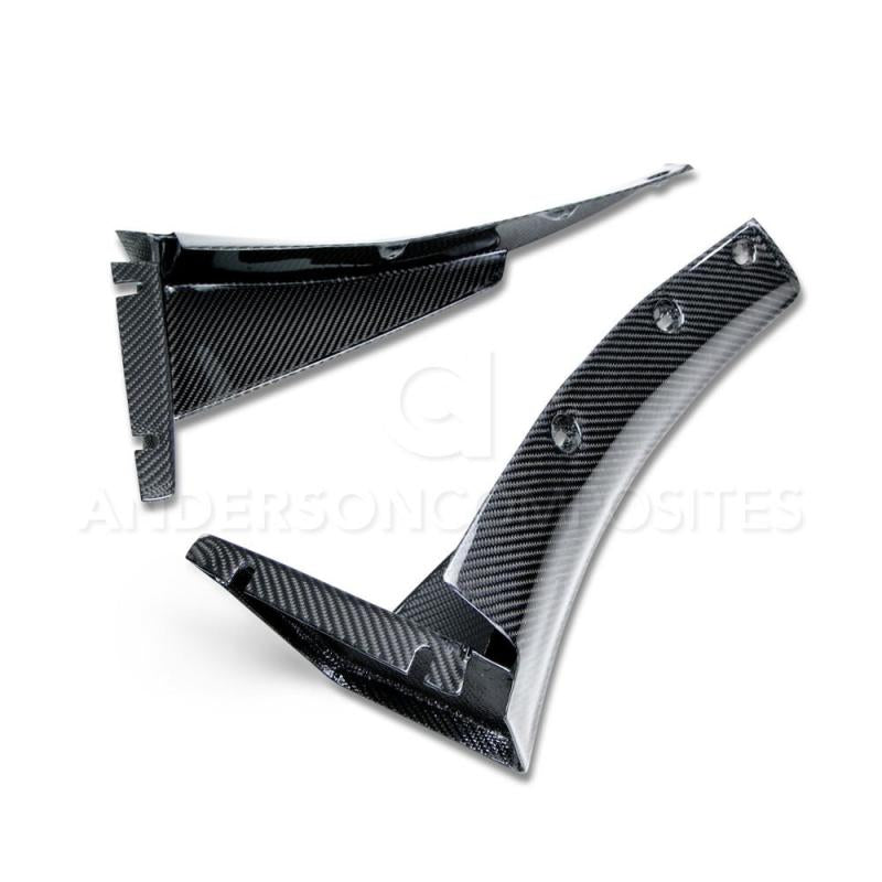 Anderson Composites 14+ Chevrolet Corvette C7 Z06 Front Bumper Canards-thumbmail-7